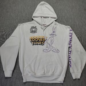 Looney Tunes Hoodie Size Small Sketch Bugs Marvin Tweety Salvester